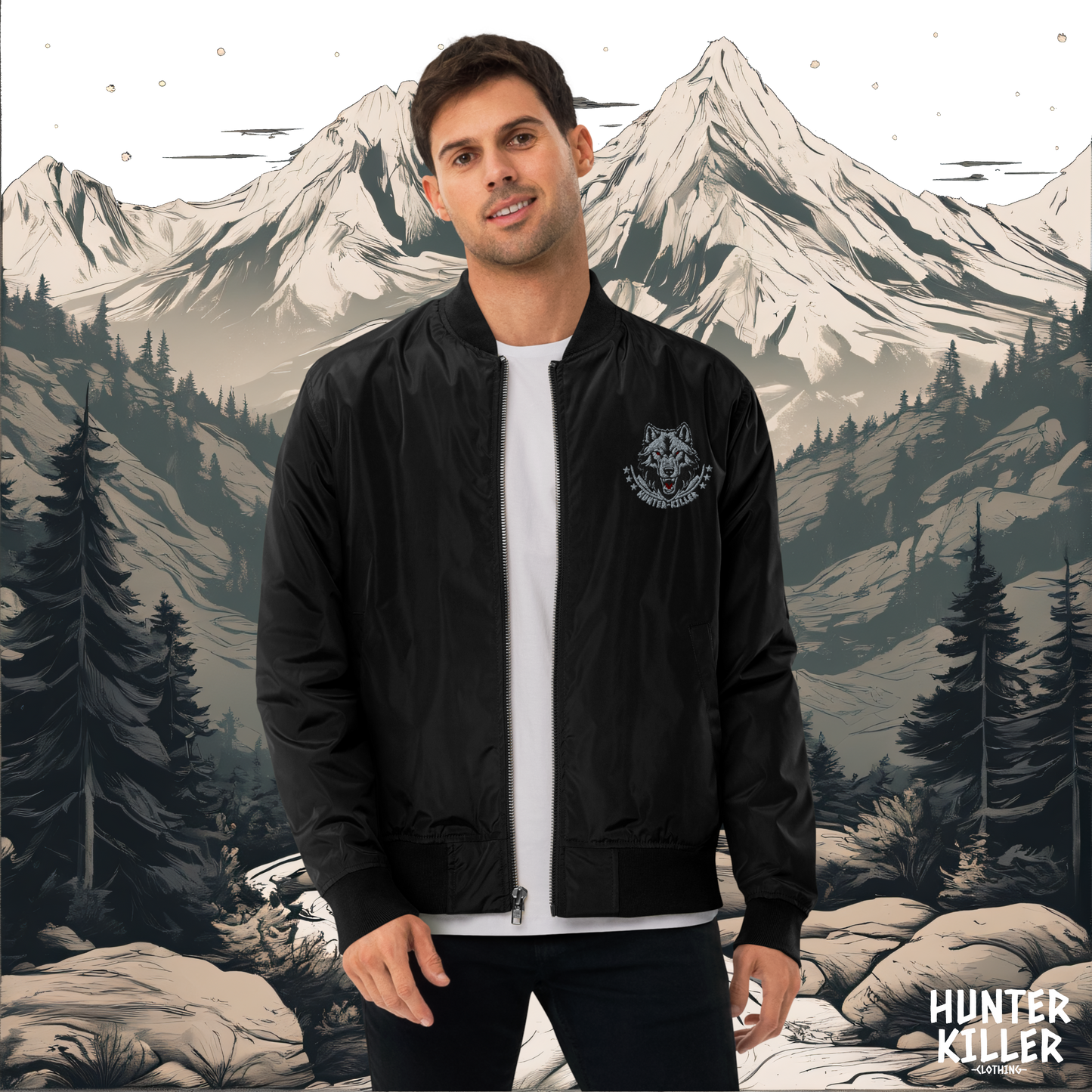 LONE WOLF BOMBER JACKET