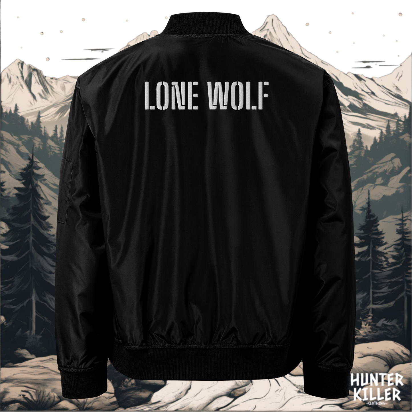 LONE WOLF BOMBER JACKET