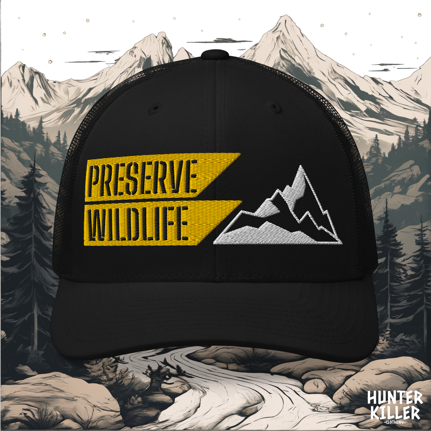 PRESERVE WILDLIFE TRUCKER CAP