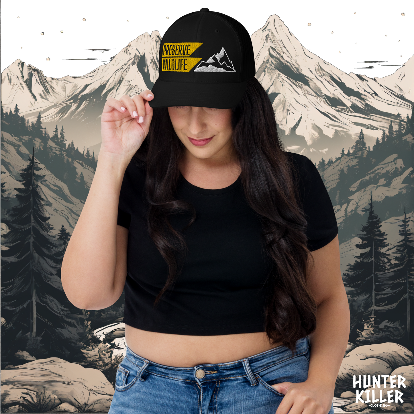 PRESERVE WILDLIFE TRUCKER CAP
