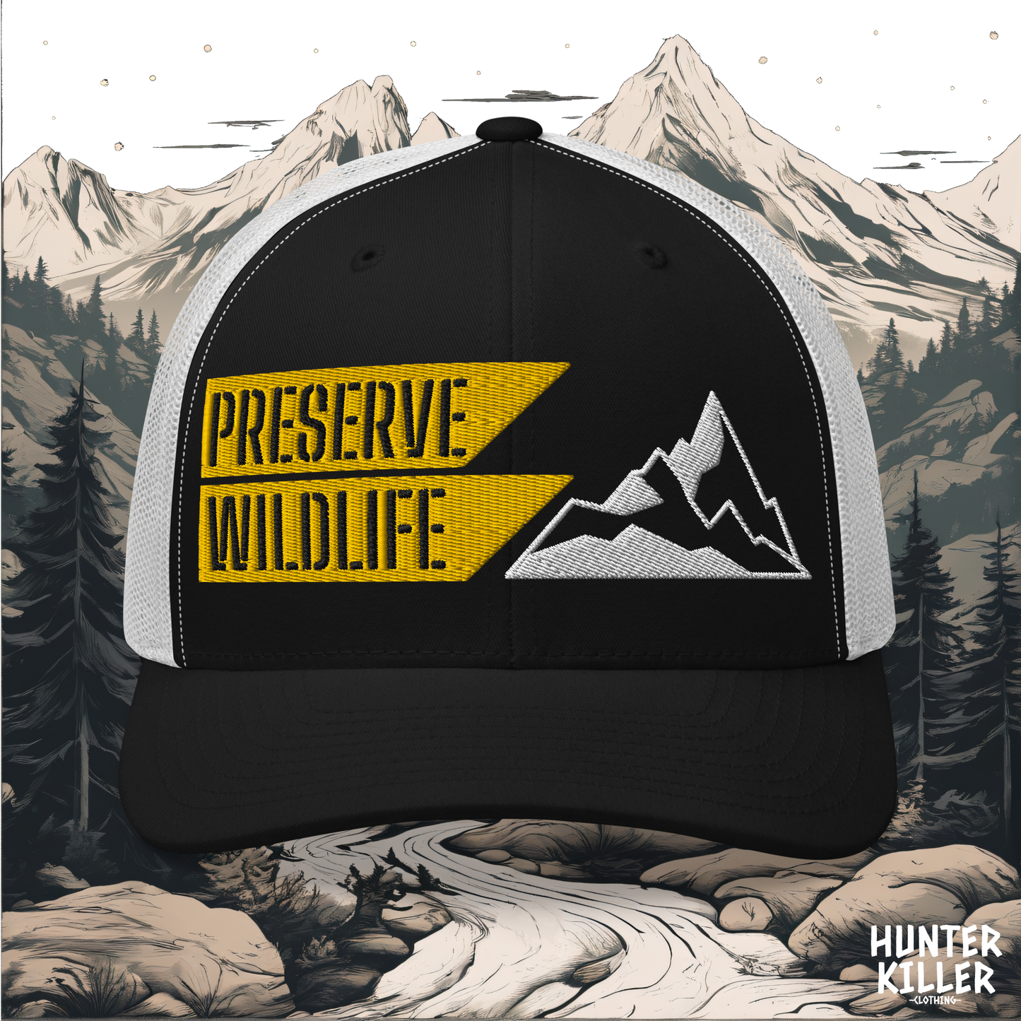 PRESERVE WILDLIFE TRUCKER CAP
