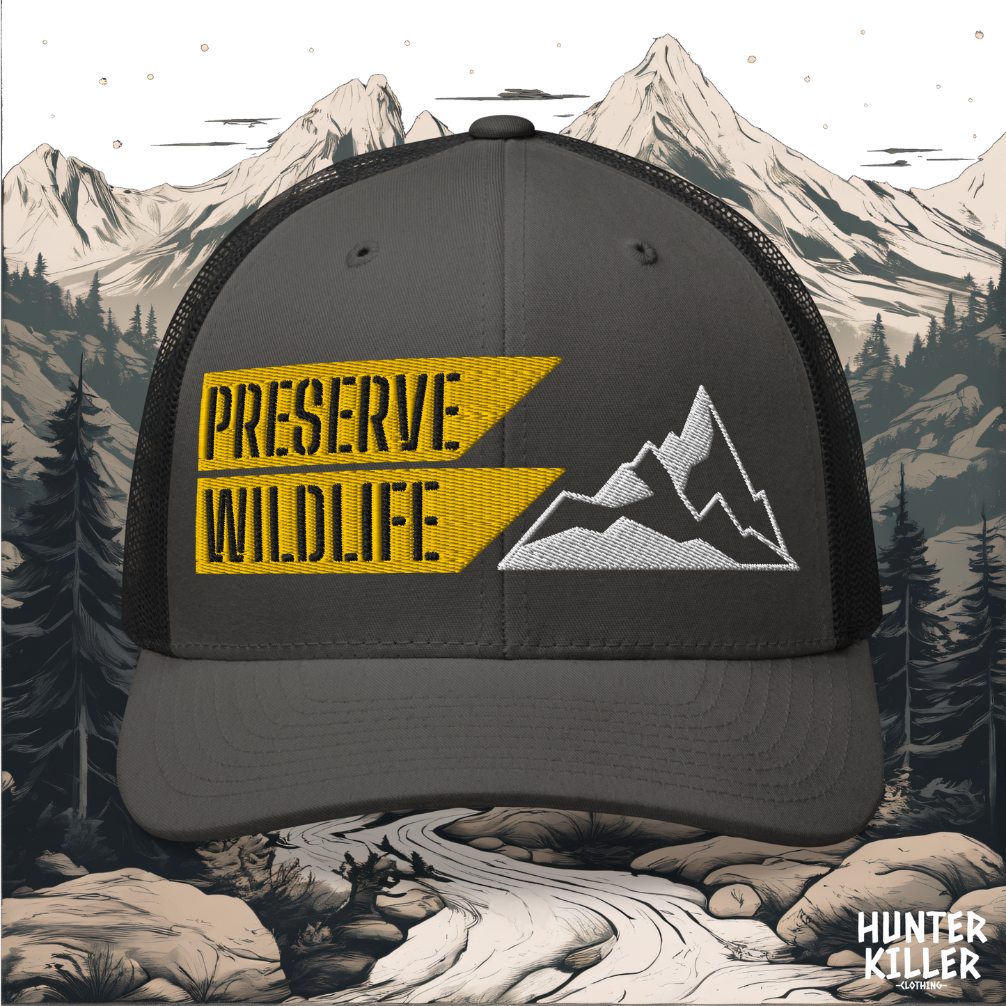 PRESERVE WILDLIFE TRUCKER CAP