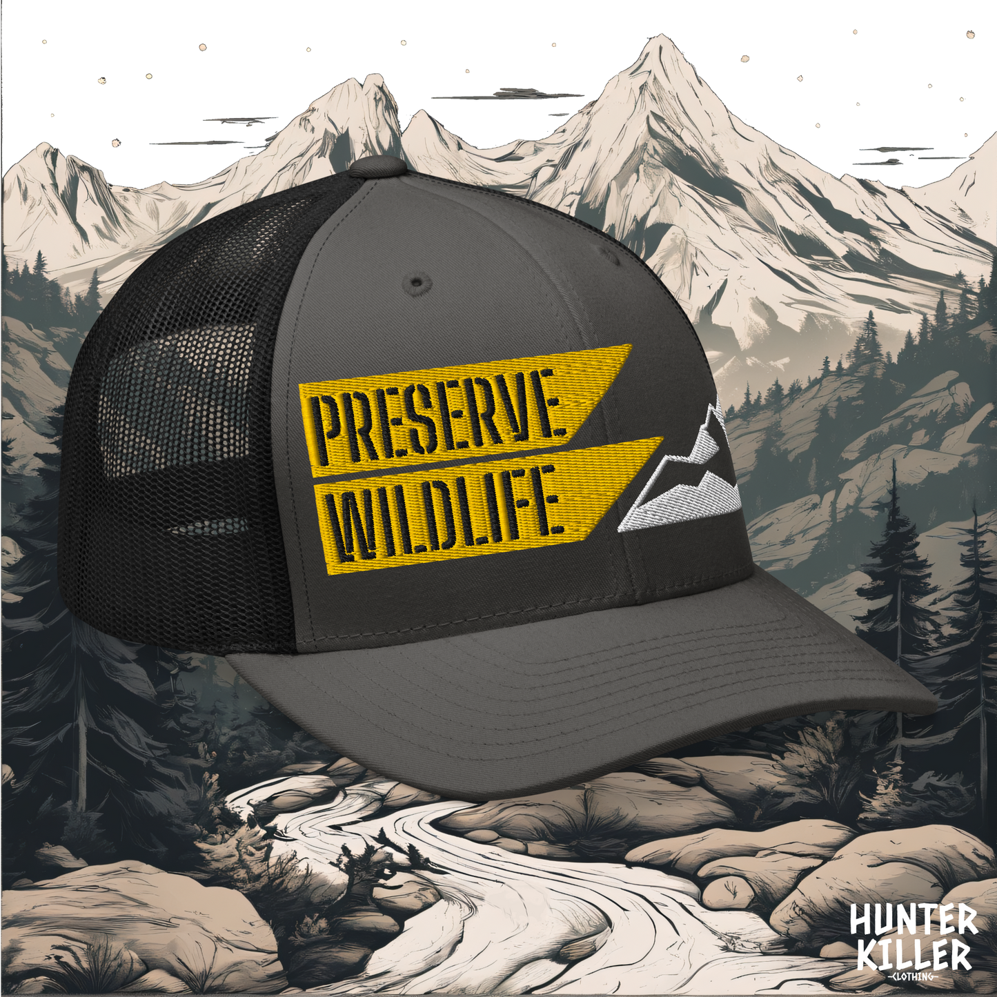 PRESERVE WILDLIFE TRUCKER CAP