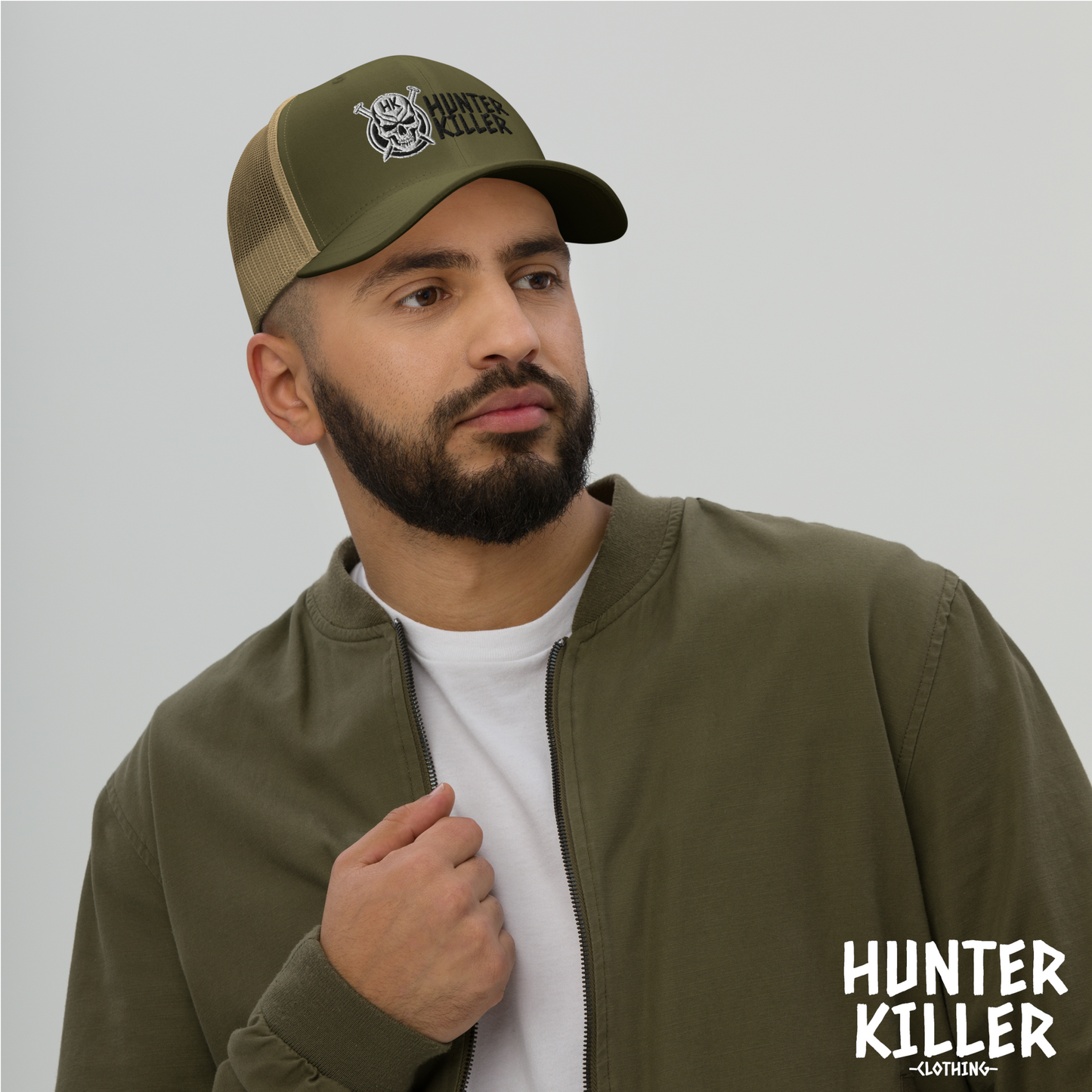 SKULL KILLER DESERT TRUCKER CAP