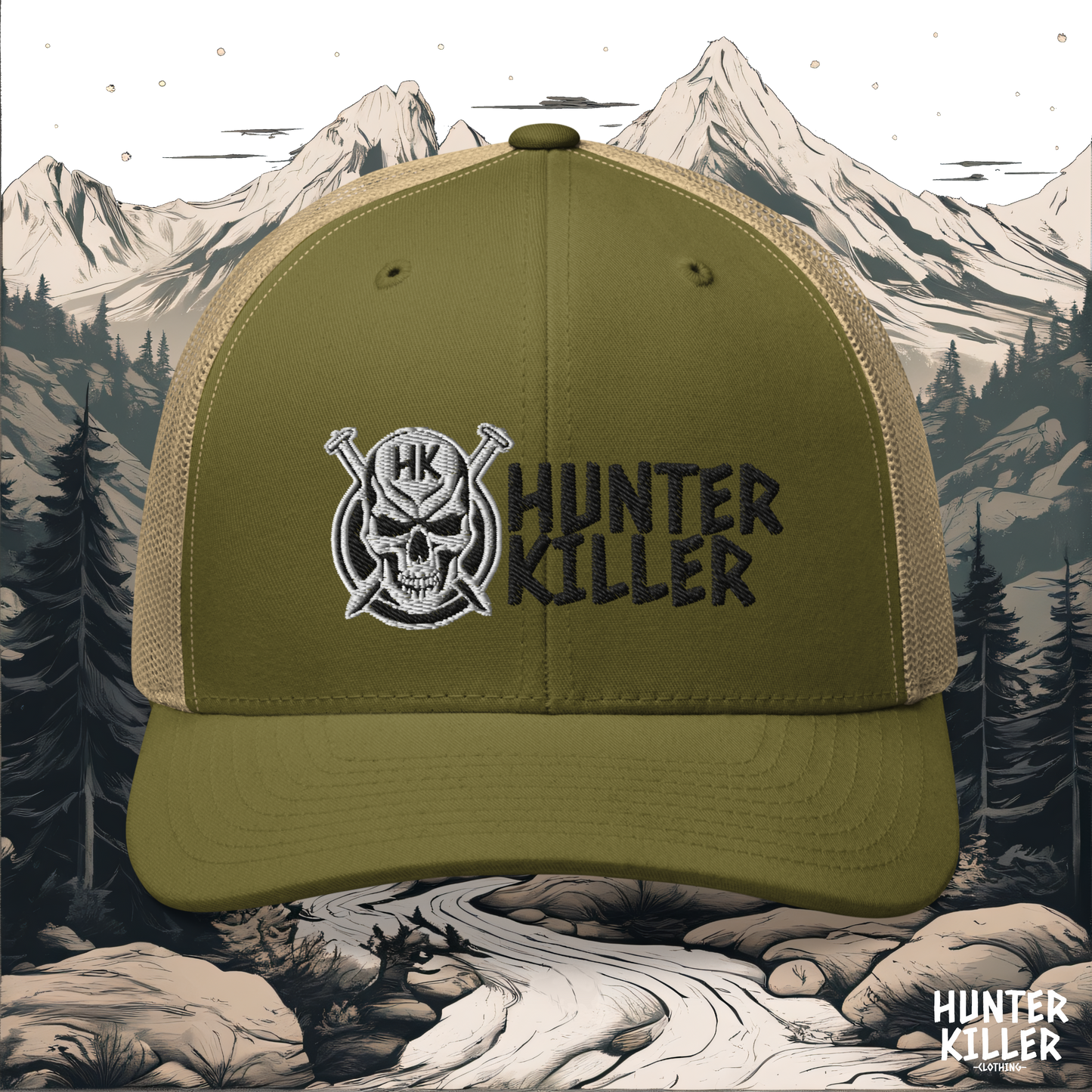 SKULL KILLER DESERT TRUCKER CAP