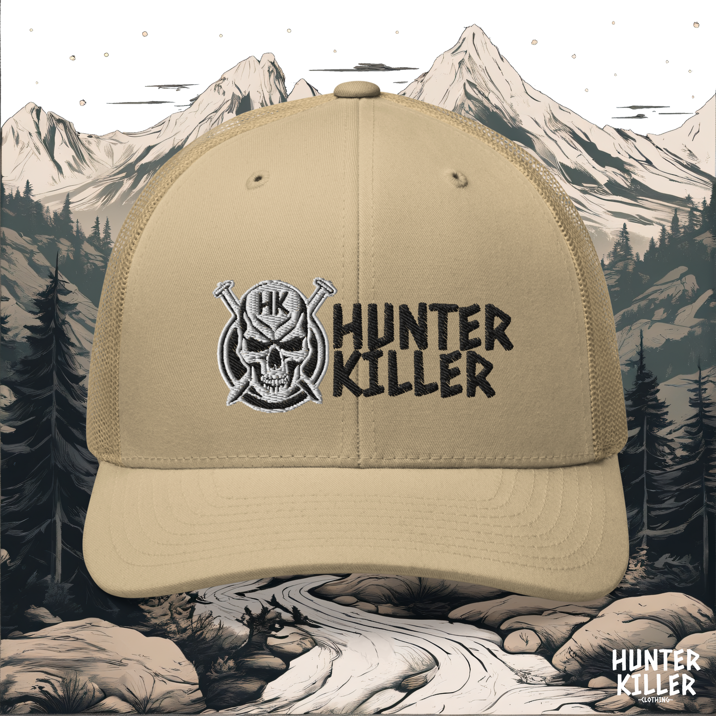 SKULL KILLER DESERT TRUCKER CAP