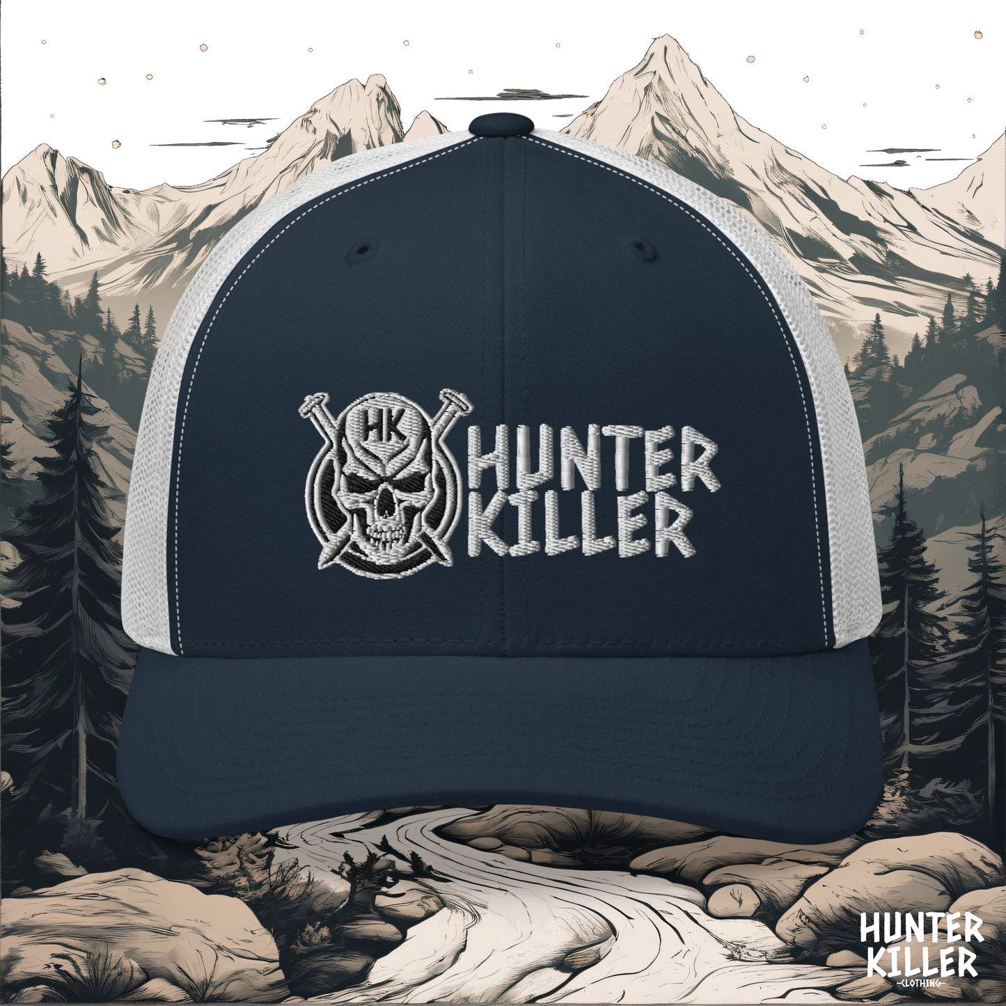SKULL KILLER SHADOW TRUCKER CAP