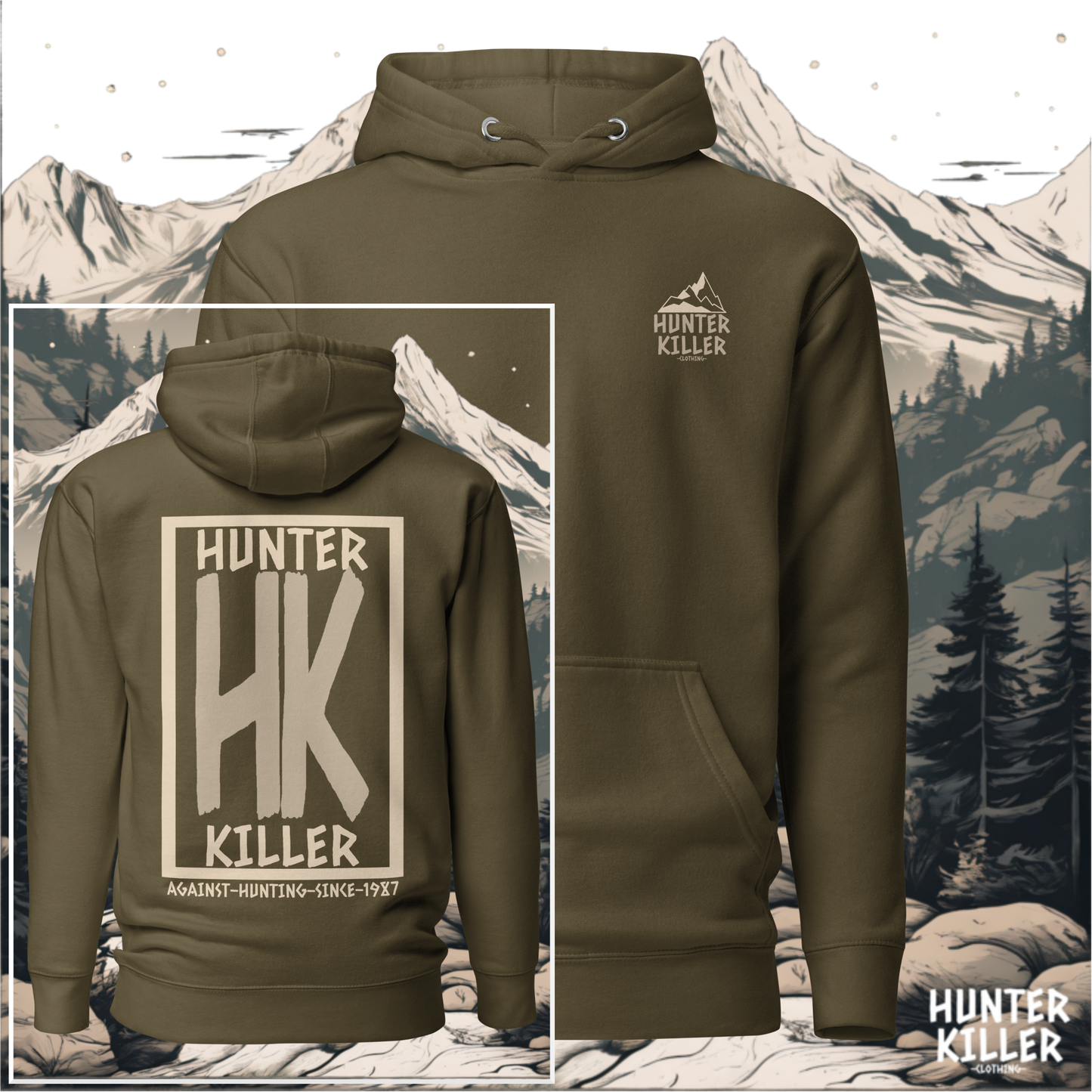 KILLERBACK GOLD HOODIE