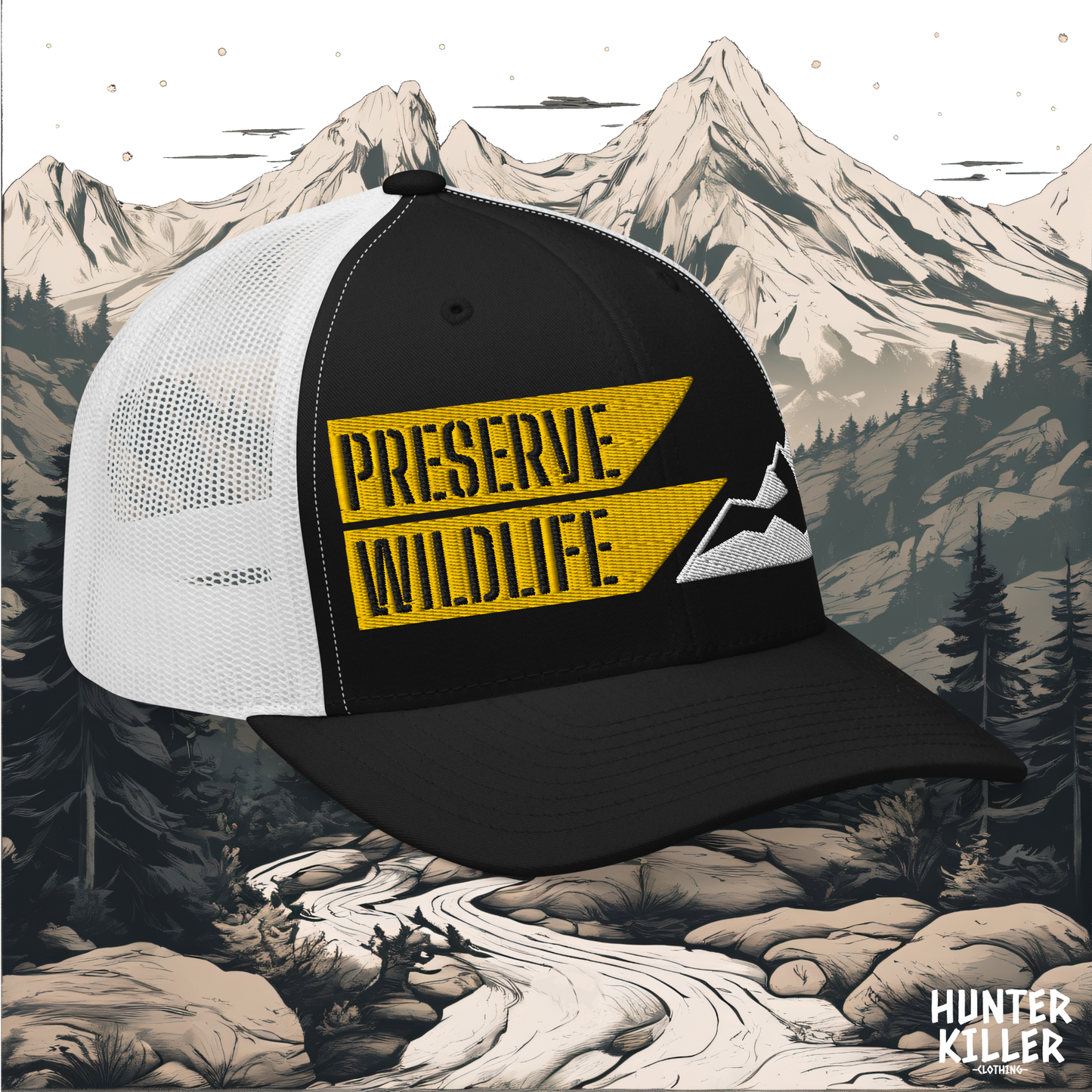 PRESERVE WILDLIFE TRUCKER CAP