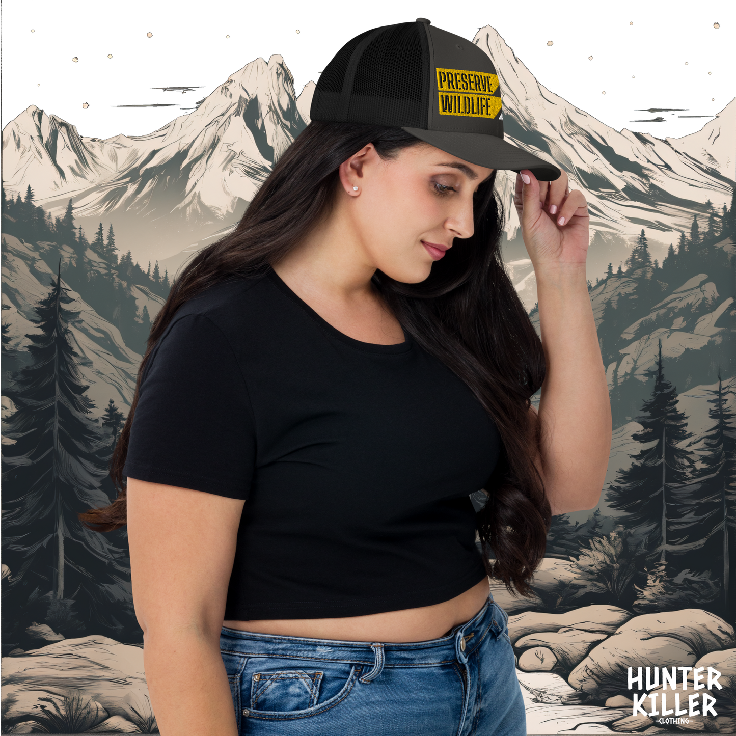 PRESERVE WILDLIFE TRUCKER CAP